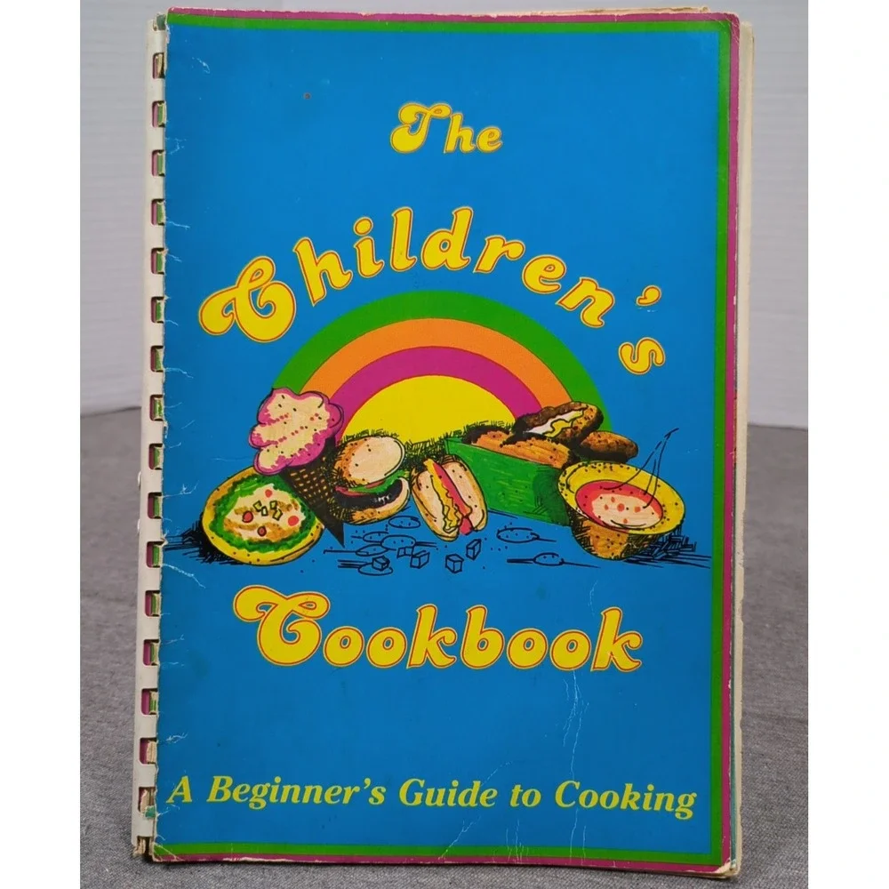 VTG 1980 The Children's‎ Cookbook A Beginner's Guide To Cooking Spiral Bound